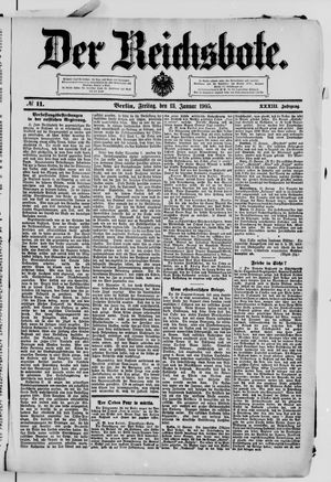 Der Reichsbote vom 13.01.1905