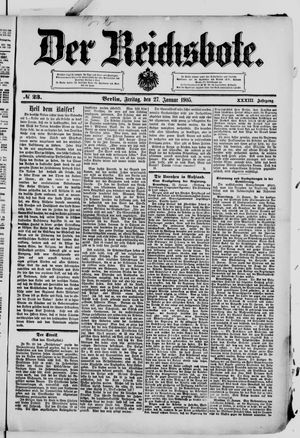 Der Reichsbote vom 27.01.1905