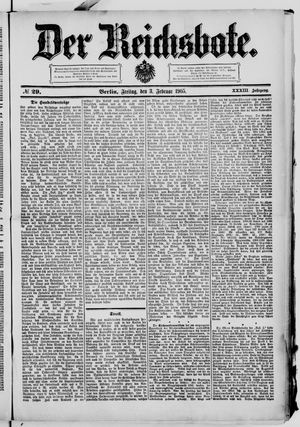 Der Reichsbote vom 03.02.1905