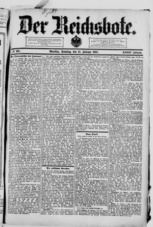 Der Reichsbote on Feb 12, 1905