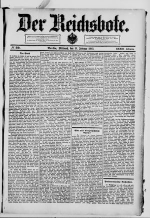 Der Reichsbote vom 15.02.1905
