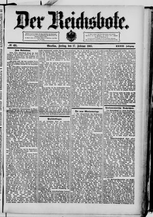 Der Reichsbote vom 17.02.1905