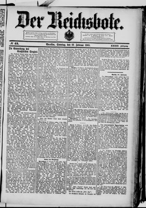 Der Reichsbote vom 19.02.1905
