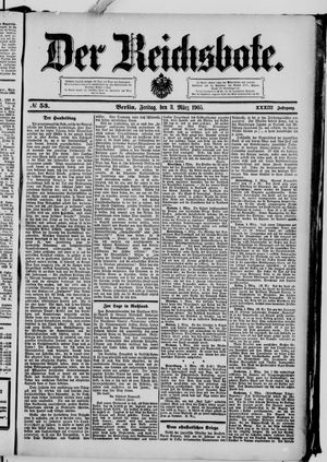Der Reichsbote vom 03.03.1905