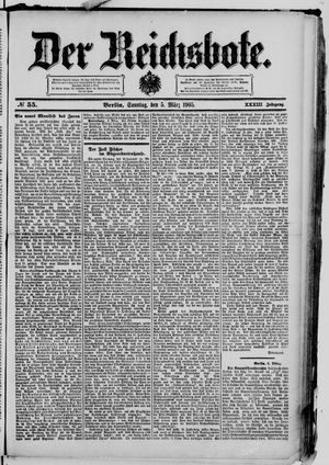 Der Reichsbote vom 05.03.1905
