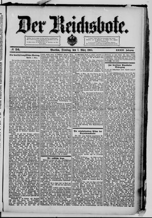 Der Reichsbote vom 07.03.1905