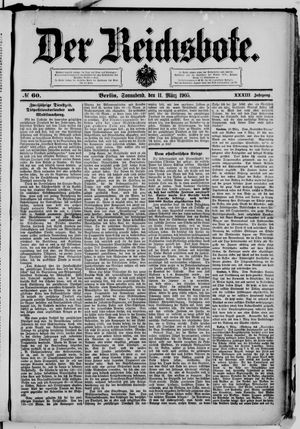 Der Reichsbote vom 11.03.1905
