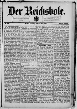 Der Reichsbote vom 12.03.1905