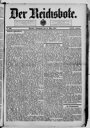 Der Reichsbote vom 18.03.1905