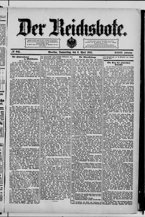 Der Reichsbote vom 06.04.1905
