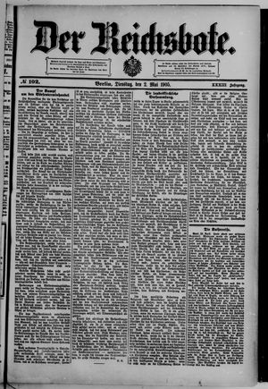 Der Reichsbote vom 02.05.1905