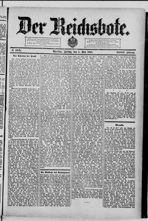 Der Reichsbote vom 05.05.1905