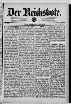 Der Reichsbote vom 06.05.1905