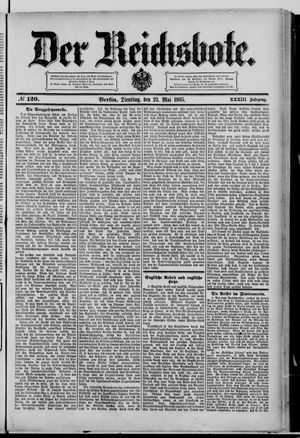 Der Reichsbote vom 23.05.1905