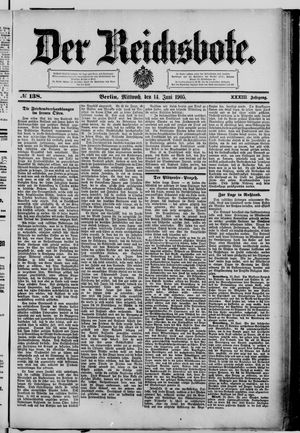 Der Reichsbote vom 14.06.1905