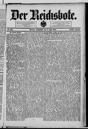 Der Reichsbote vom 17.06.1905