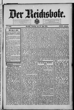 Der Reichsbote on Jun 20, 1905