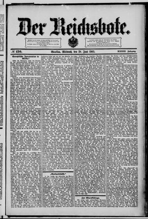 Der Reichsbote vom 28.06.1905