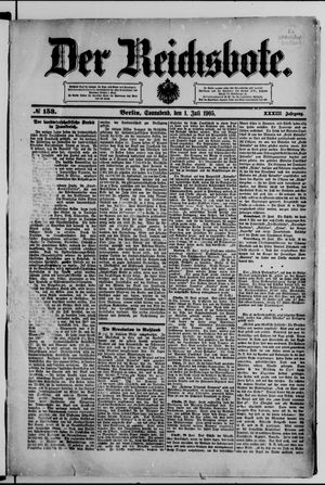 Der Reichsbote vom 01.07.1905