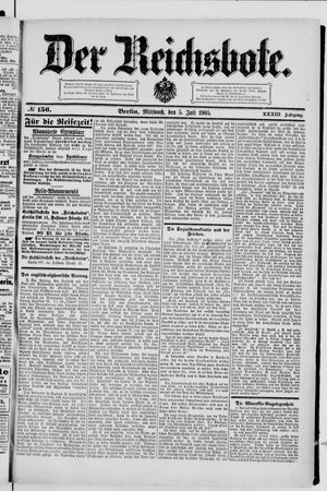 Der Reichsbote vom 05.07.1905