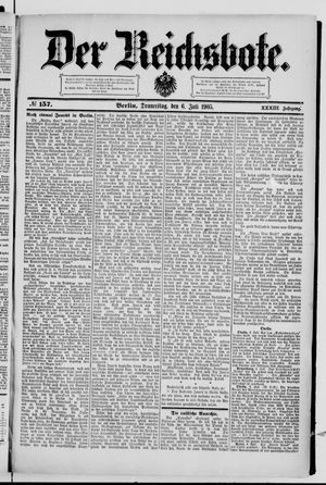 Der Reichsbote vom 06.07.1905