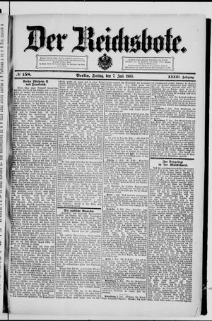Der Reichsbote on Jul 7, 1905