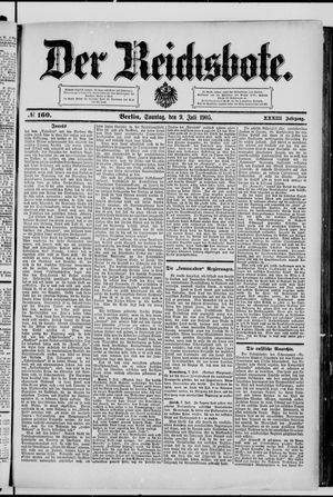 Der Reichsbote vom 09.07.1905