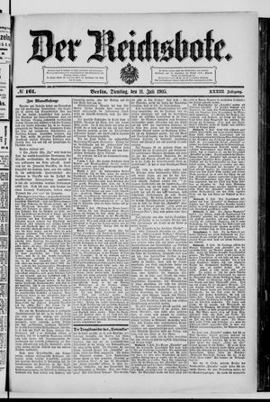 Der Reichsbote vom 11.07.1905