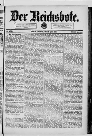 Der Reichsbote vom 12.07.1905