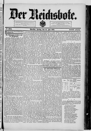 Der Reichsbote vom 14.07.1905