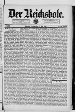 Der Reichsbote vom 18.07.1905