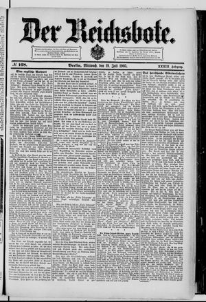 Der Reichsbote on Jul 19, 1905