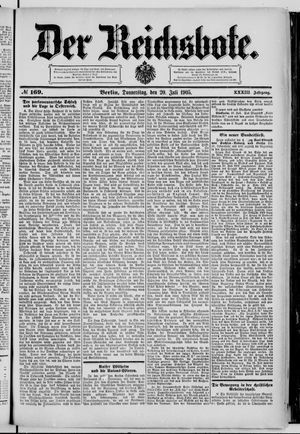 Der Reichsbote vom 20.07.1905