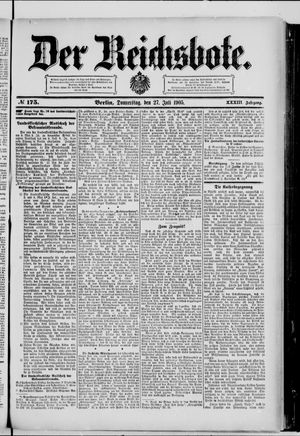 Der Reichsbote vom 27.07.1905