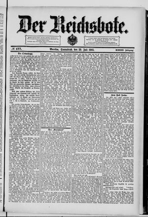 Der Reichsbote on Jul 29, 1905