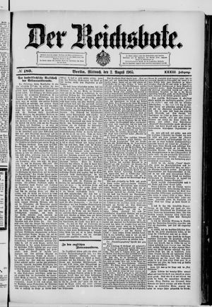 Der Reichsbote vom 02.08.1905