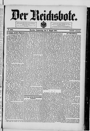 Der Reichsbote vom 03.08.1905