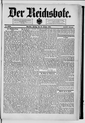 Der Reichsbote vom 13.10.1905