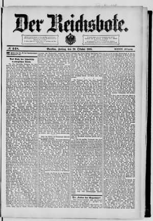 Der Reichsbote vom 20.10.1905