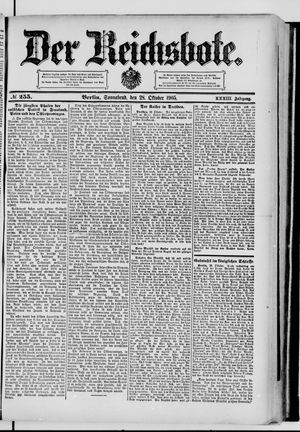 Der Reichsbote vom 28.10.1905