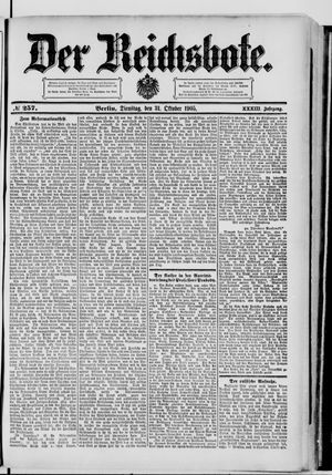Der Reichsbote vom 31.10.1905
