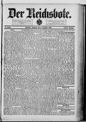 Der Reichsbote vom 03.12.1905