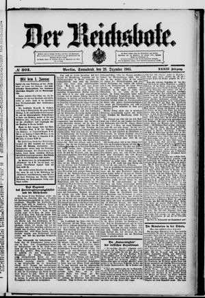 Der Reichsbote vom 23.12.1905