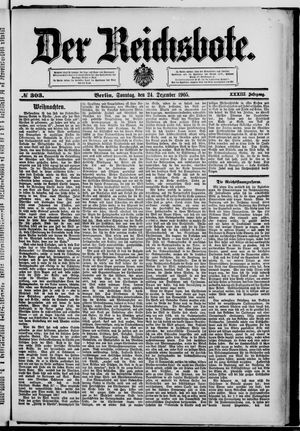 Der Reichsbote vom 24.12.1905