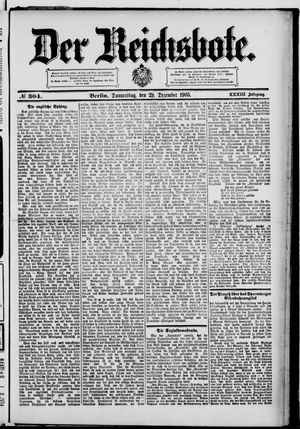 Der Reichsbote vom 28.12.1905