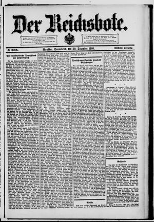 Der Reichsbote vom 30.12.1905