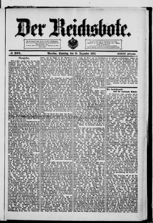 Der Reichsbote vom 31.12.1905