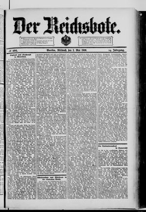 Der Reichsbote on May 2, 1906