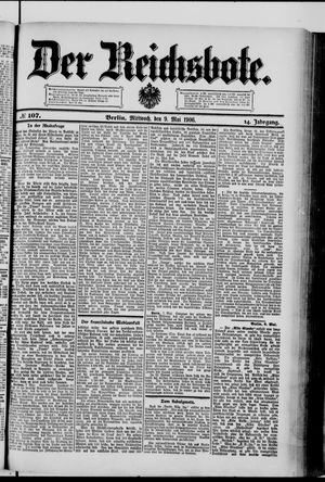 Der Reichsbote on May 9, 1906