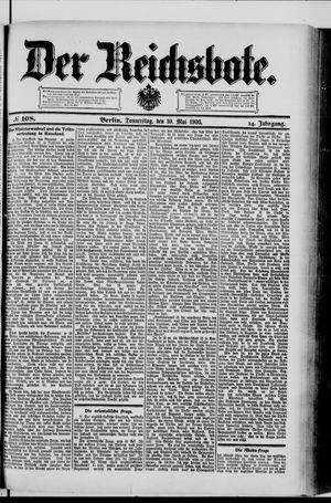Der Reichsbote vom 10.05.1906